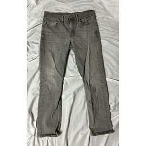 Levis 511 Slim Fit Grey Denim Jeans Mens 32x30 04511-1299
